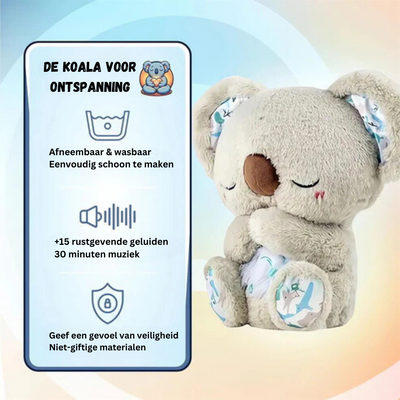 Anxiety Relief Koala | Kalmerende Knuffel voor Betere Slaap en Minder Stress
