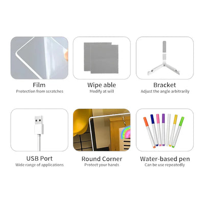 IllumiBoard | Stralend LED Teken- en Schrijfbord